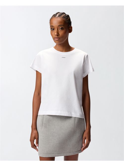 T-shirt stampa logo PINKO | 100373A2RE/Z04